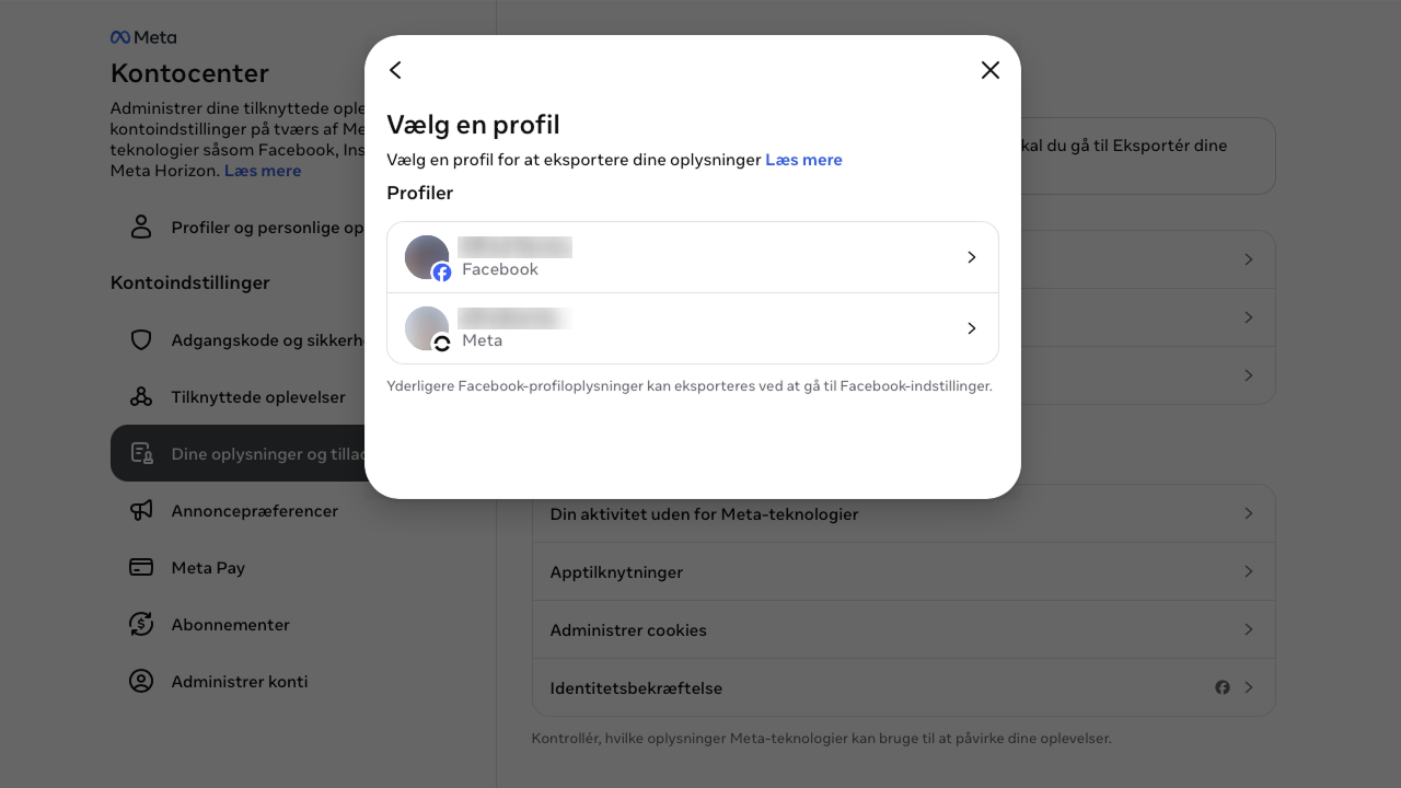 Vælg din profil